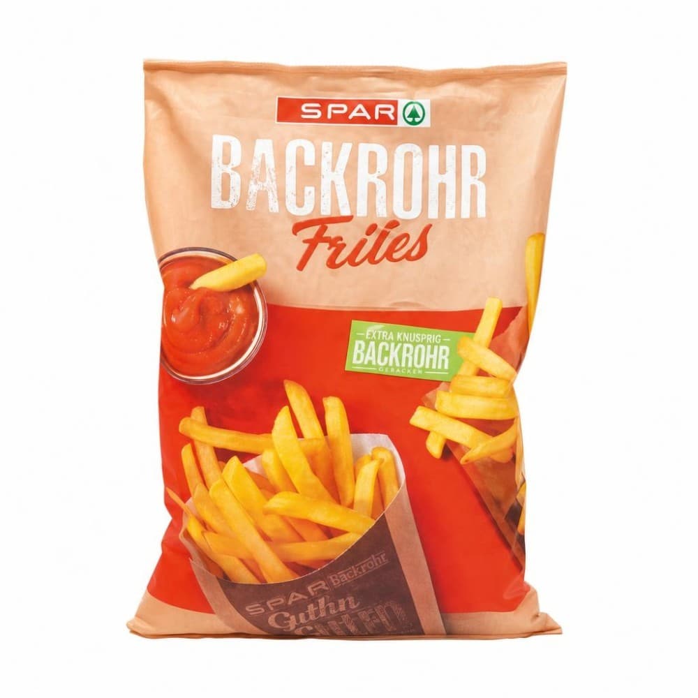 Pommes frites za peko v pečici 750 g Backrohr Akcija v trgovini Spar