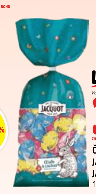 Čokoladna jajca Jacquot 198 g - Akcija v trgovini E.Leclerc