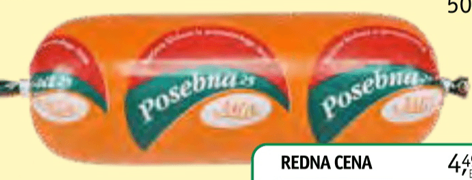 Posebna salama 25 500 g Perutnina Ptuj Akcija v trgovini Jager