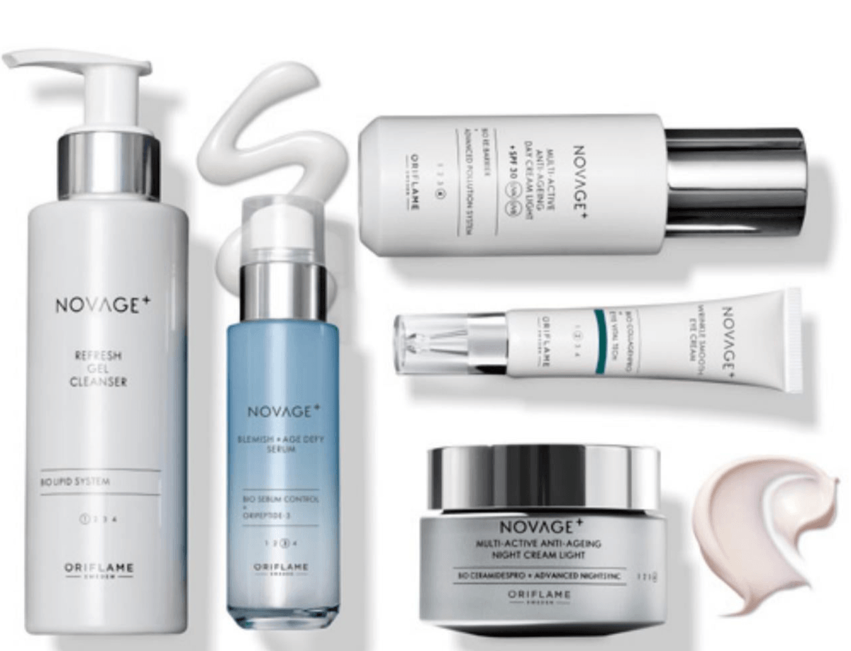 Novage+ Bright Intense set za nego kože 5 izdelkov polne velikosti - Akcija v trgovini Oriflame