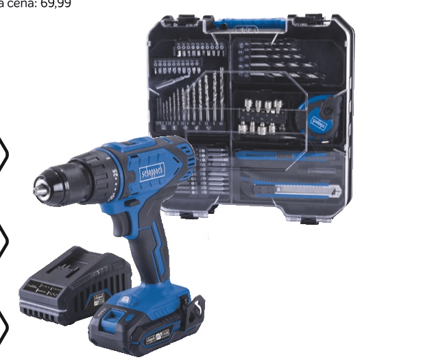 Akumulatorski vrtalnik Scheppach C-DTB74/1-X - Akcija v trgovini Merkur