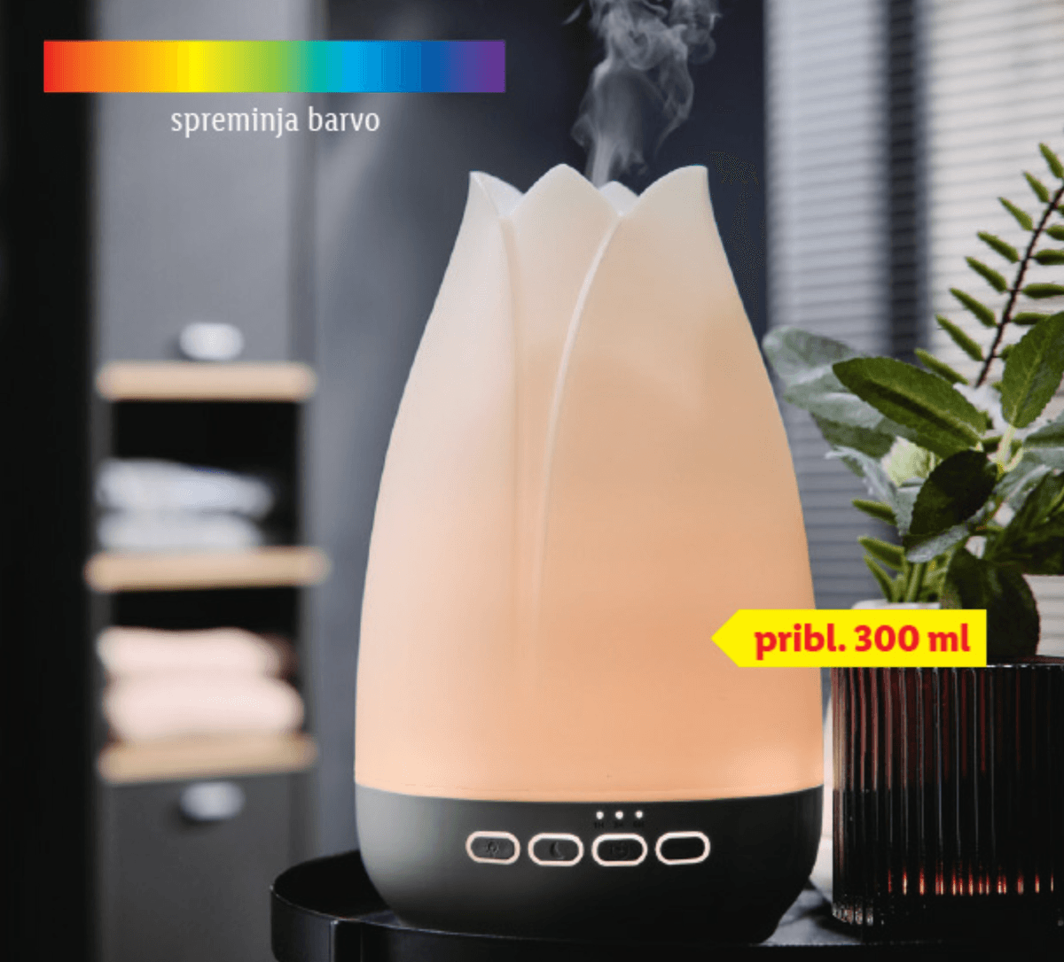 Ultrazvočni razpršilnik arome pribl. 300 ml - Akcija v trgovini Lidl
