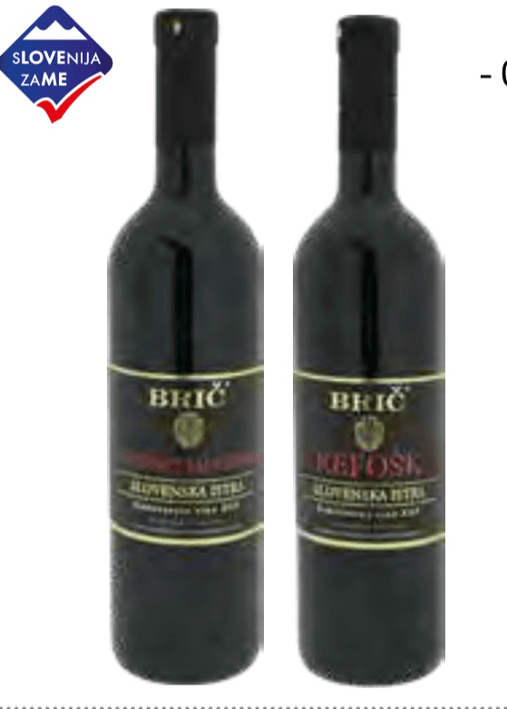 Vino Brič 0,75 L Akcija v trgovini Jager