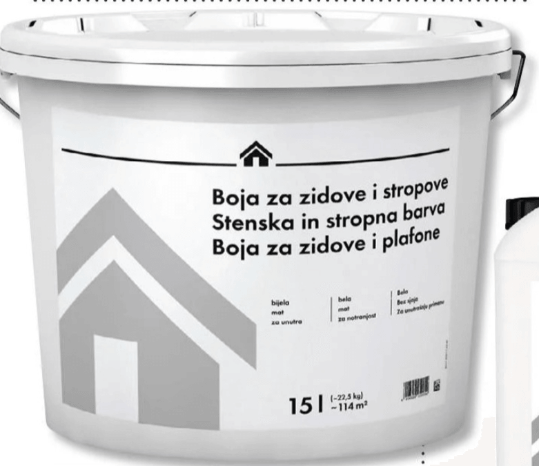 Notranja disperzijska barva 15 l - Akcija v trgovini Bauhaus