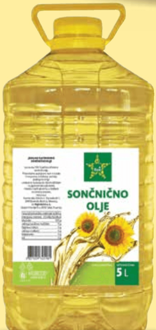 Sončnično olje 5 L Tuš - Akcija v trgovini Tuš