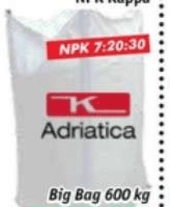 Umetno gnojilo NPK Kappa 600 kg Akcija v trgovini Jager