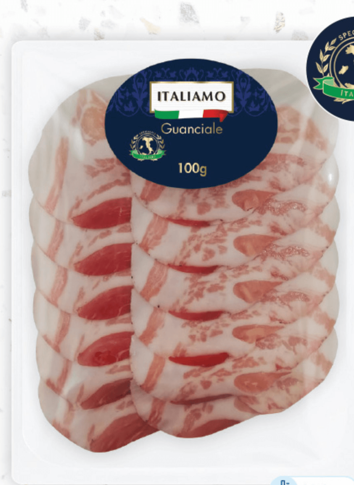 Italiamo slanina Guanciale 100 g Akcija v trgovini Lidl