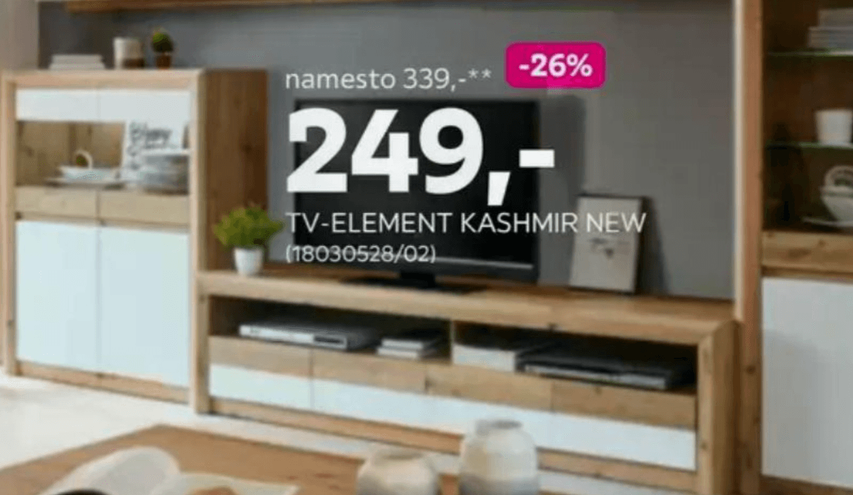 TV-element Kashmir New - Akcija v trgovini Mömax