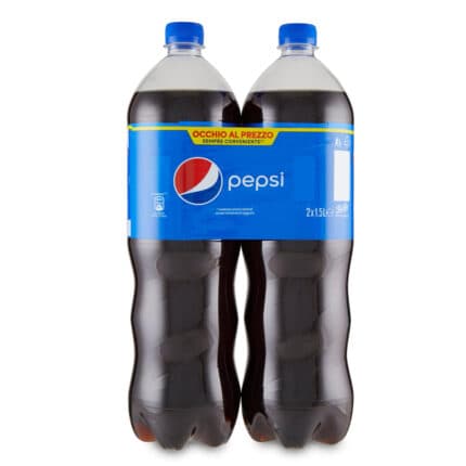 PEPSI COLA ali PEPSI COLA ZERO 2x 1,5 l Akcija v trgovini E.Leclerc
