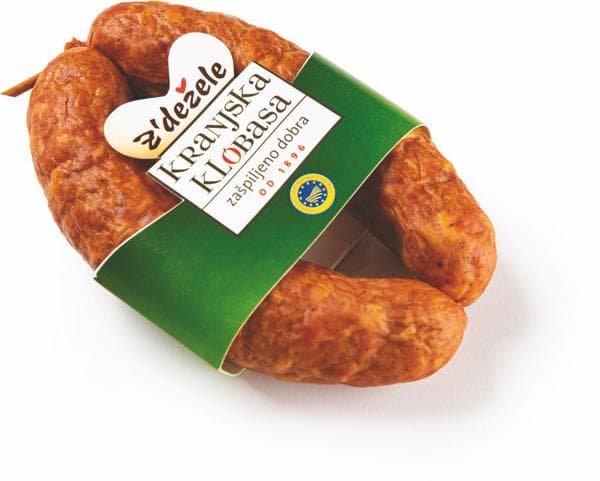 Kranjska klobasa Z'dežele 1 kg Akcija v trgovini Tuš