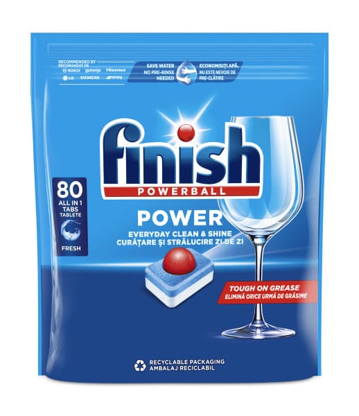 Tablete za strojno pomivanje posode Finish 94 tablet ali 72 tablet ali 60 tablet Akcija v trgovini E.Leclerc