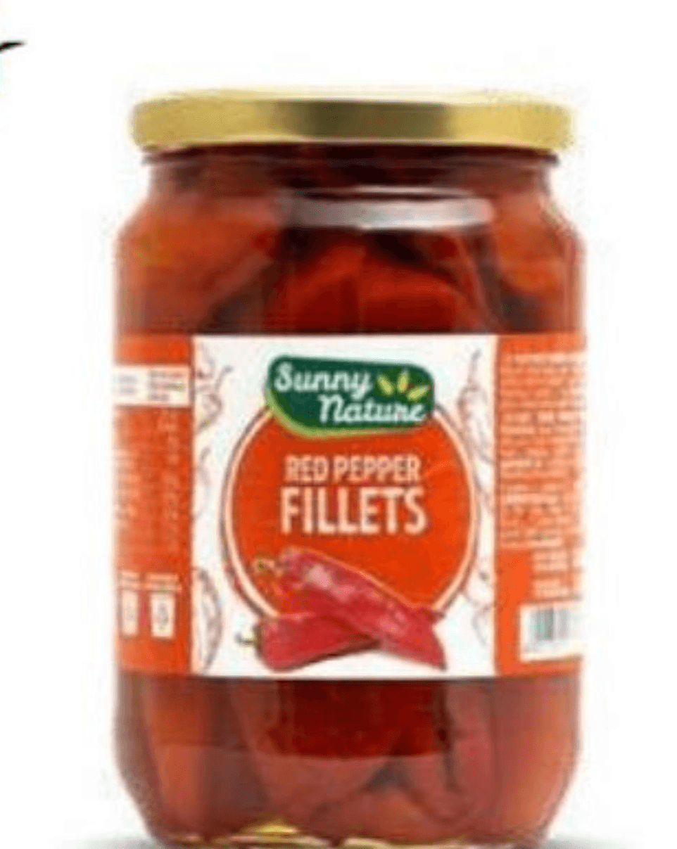 Sunny Nature rdeča paprika rezana 670 g Akcija v trgovini Eurospin