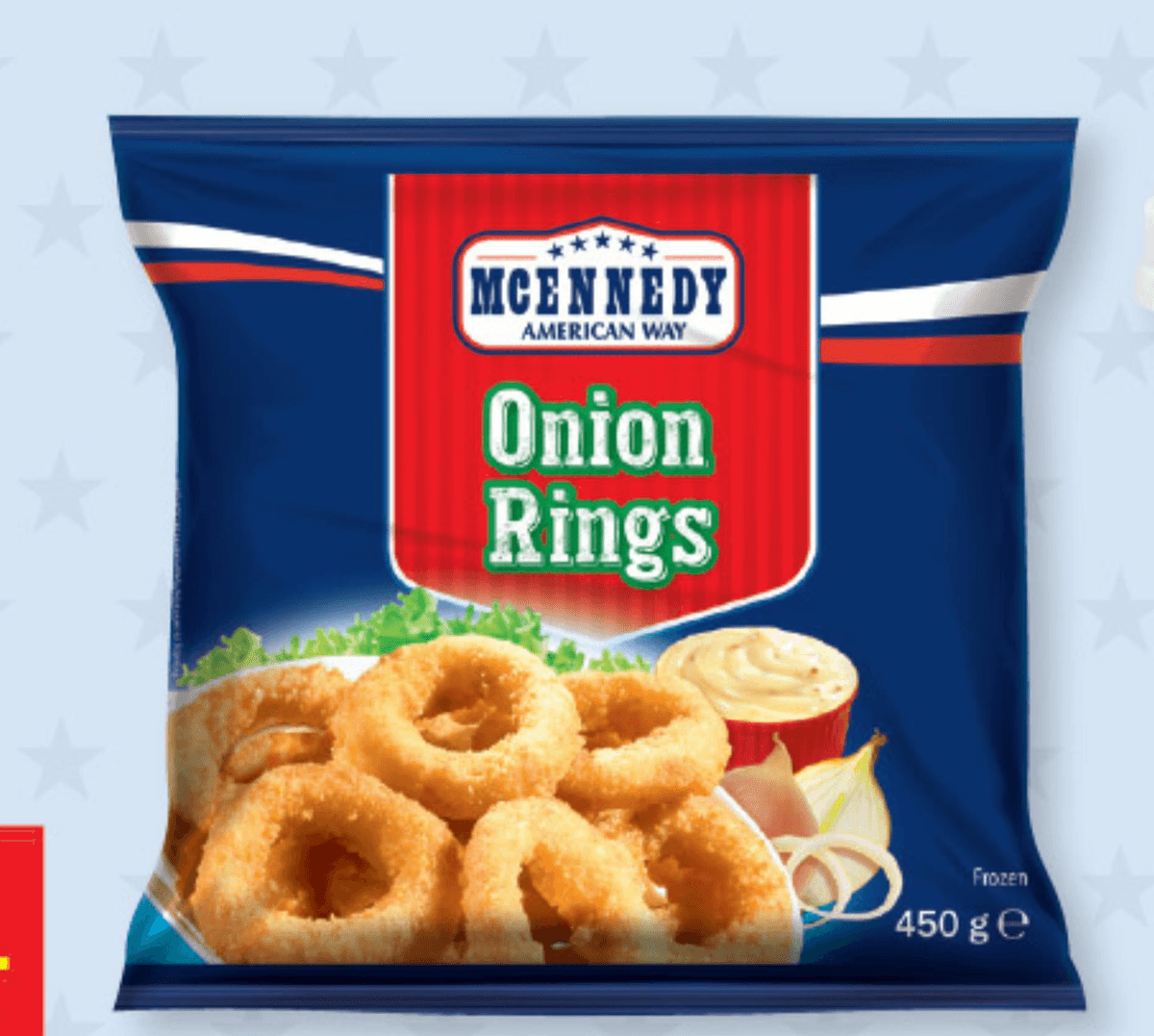 Mcennedy čebulni obročki 450 g Akcija v trgovini Lidl