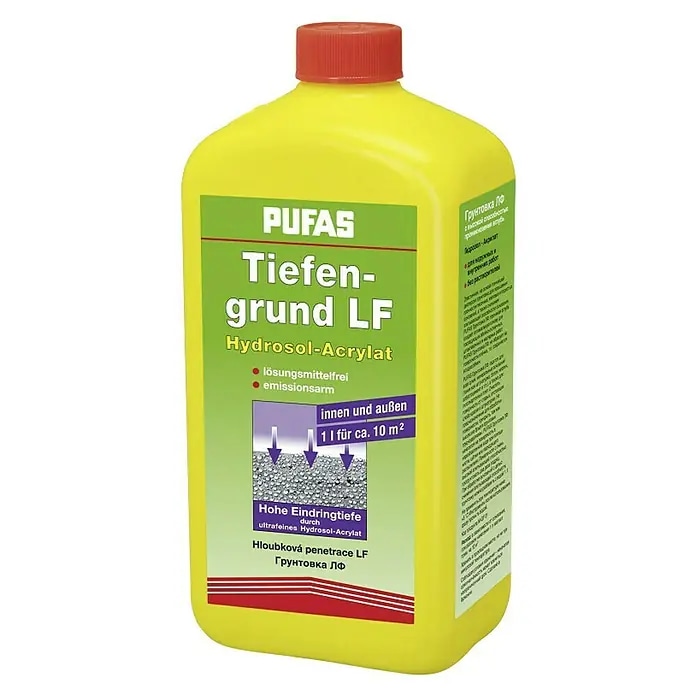 Akrilna impregnacija PUFAS Tiefen-grund LF 5 l Akcija v trgovini Bauhaus