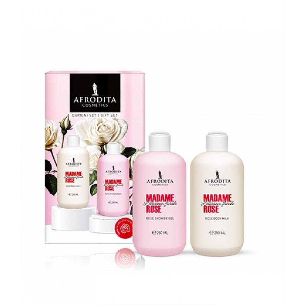 Darilni set Afrodita Madame Rose 250 ml in 250 ml - Akcija v trgovini Spar