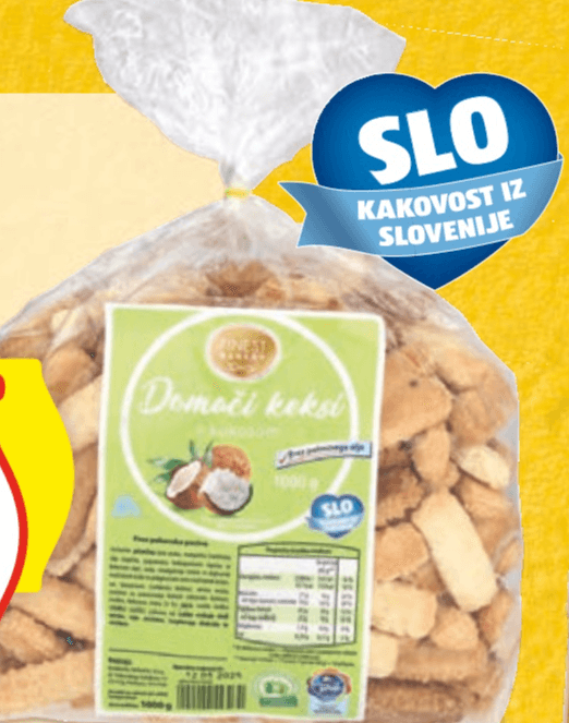 FINEST BAKERY Domači keksi 1 kg - Akcija v trgovini Hofer