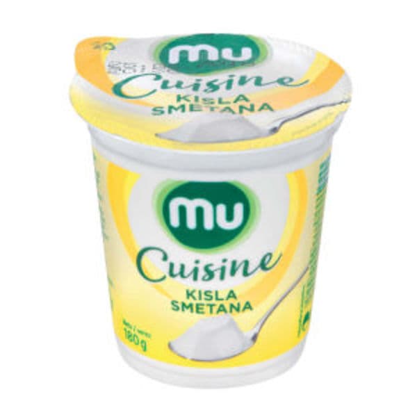 Mu Cuisine kisla smetana 180 g Akcija v trgovini Spar