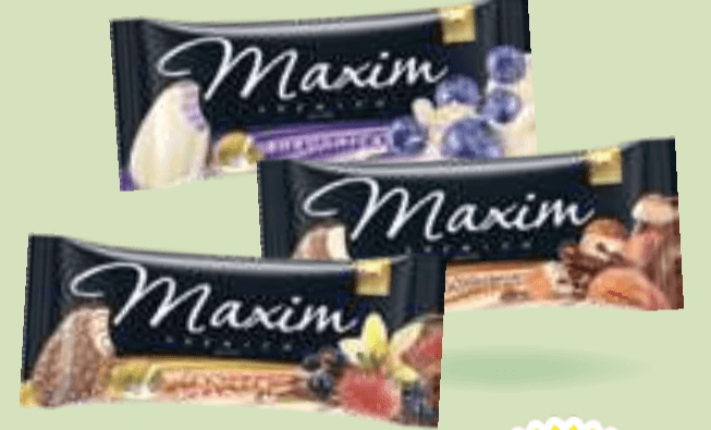 Sladoled na palčki Maxim Premium 100 ml - Akcija v trgovini E.Leclerc