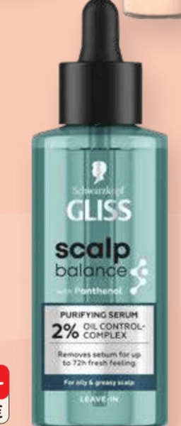 Schwarzkopf Gliss Scalp Balance serum za mastno lasišče