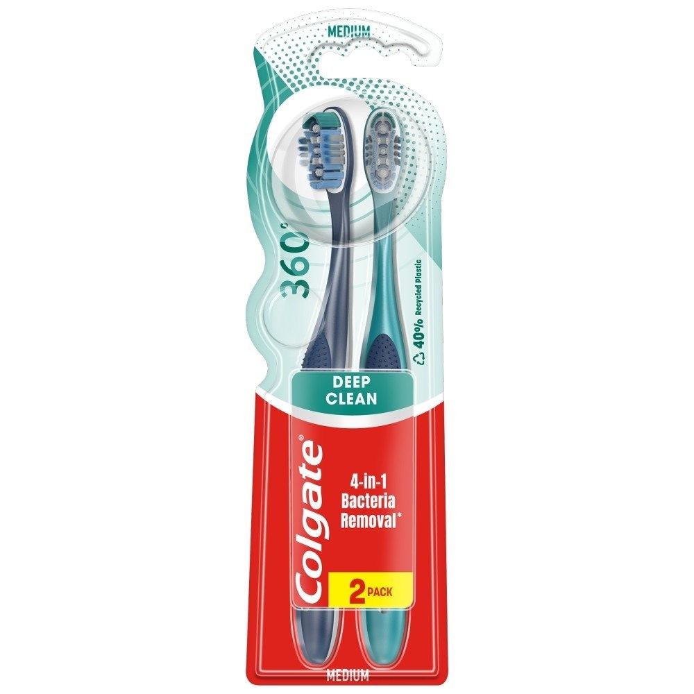 Zobna ščetka Colgate 360 1 + 1 gratis - Akcija v trgovini Mercator
