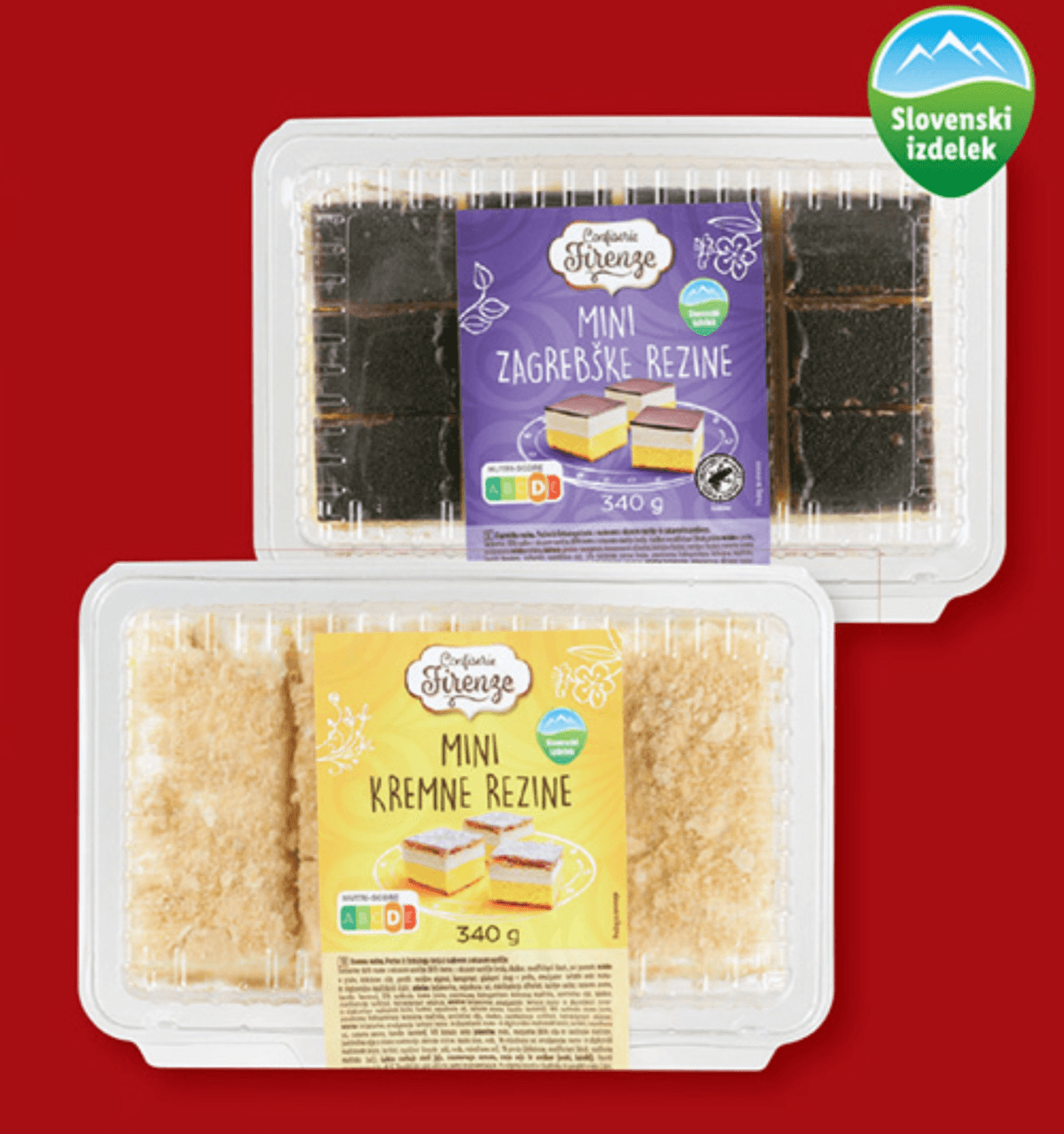 Confiserie Firenze Mini rezine 340 g Akcija v trgovini Lidl