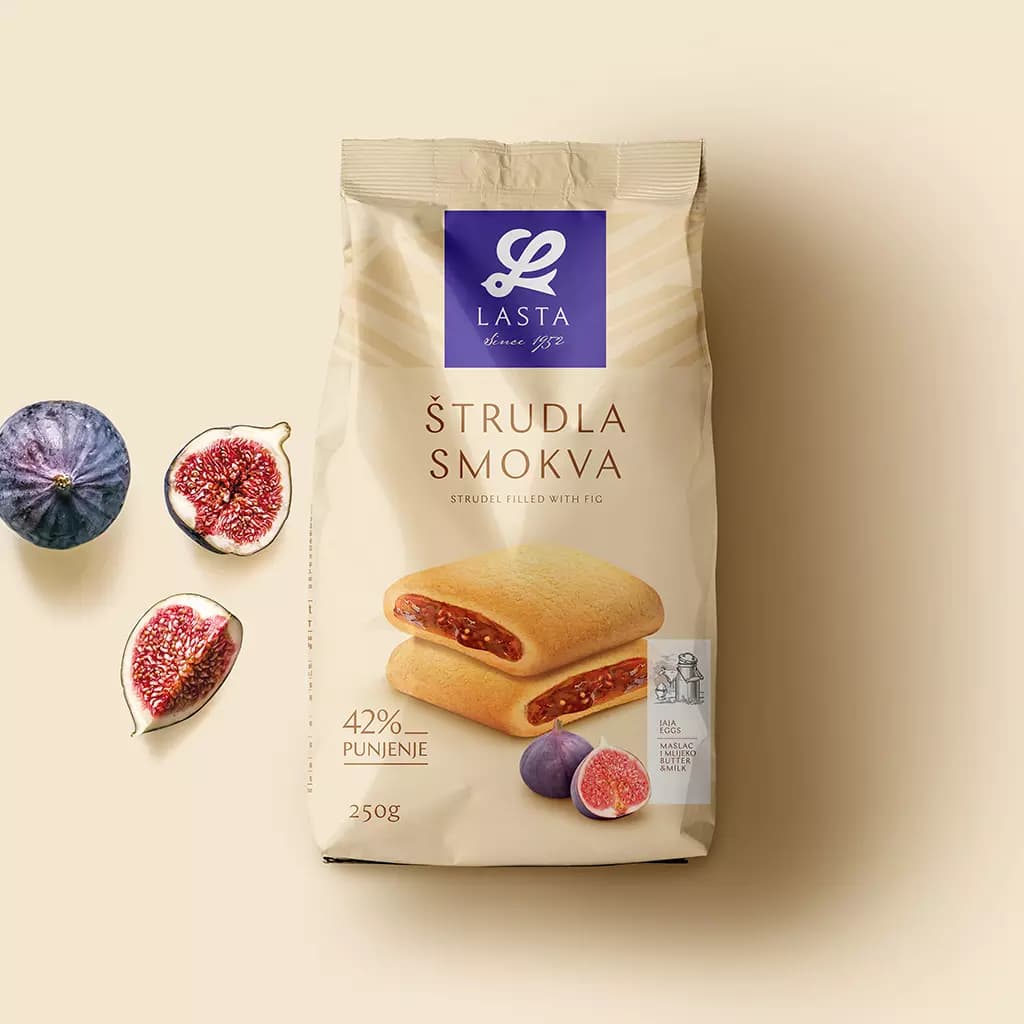 Štrudle Lasta 250 g Akcija v trgovini Jager