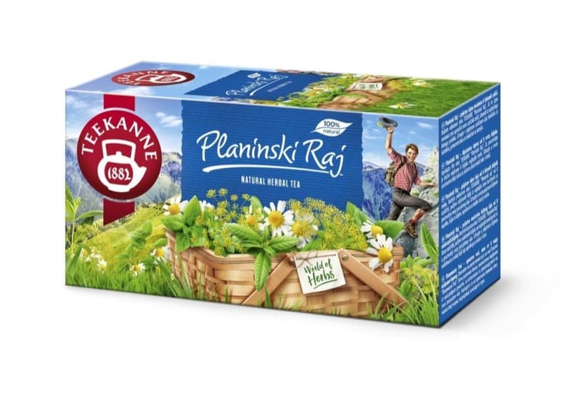 Teekanne zeliščni čaji Planinski raj 36 g / Meta 30 g / Kamilica Akcija v trgovini Jager