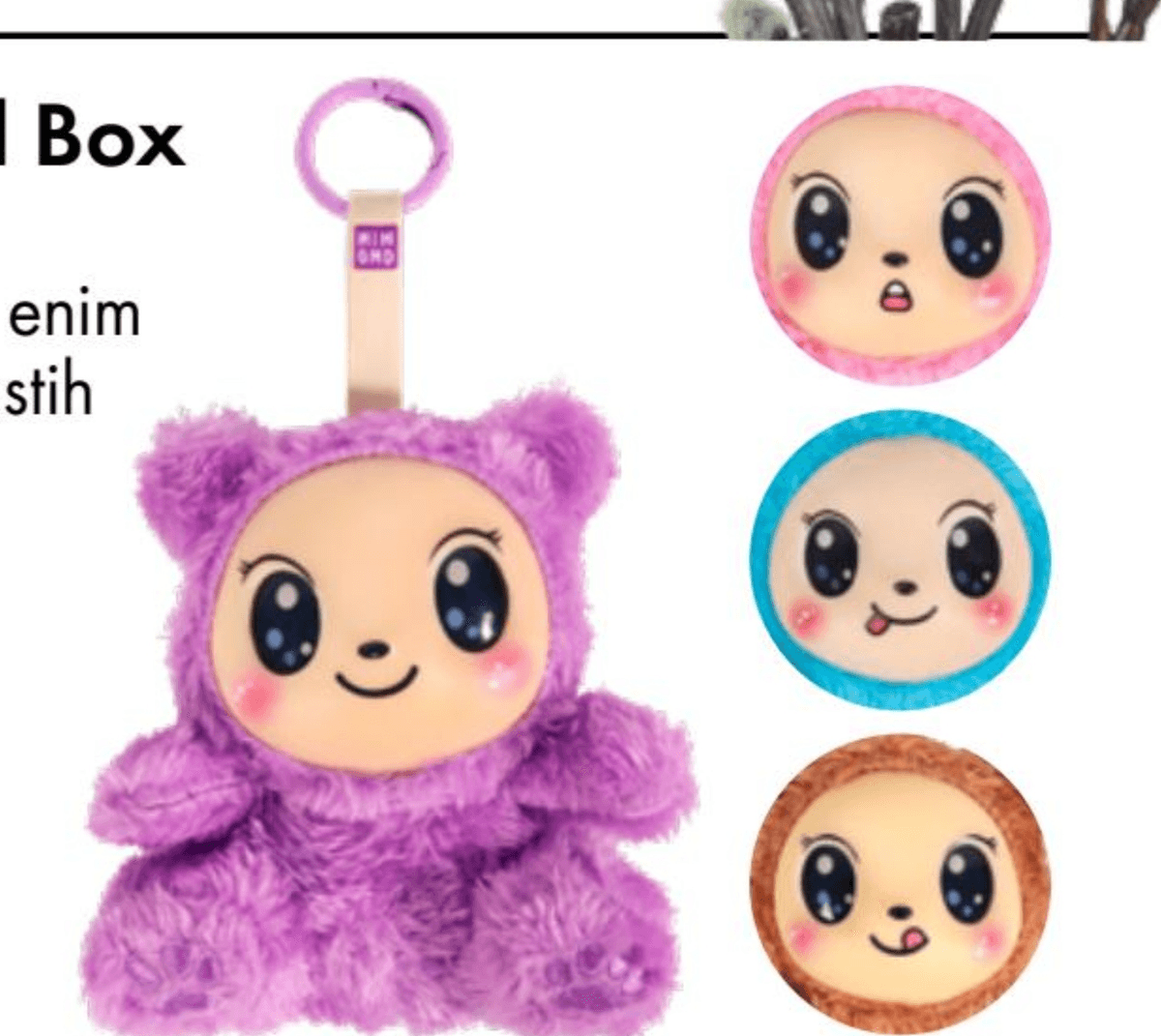 Medvedek Blind Box plišasti obesek - Akcija v trgovini Tedi