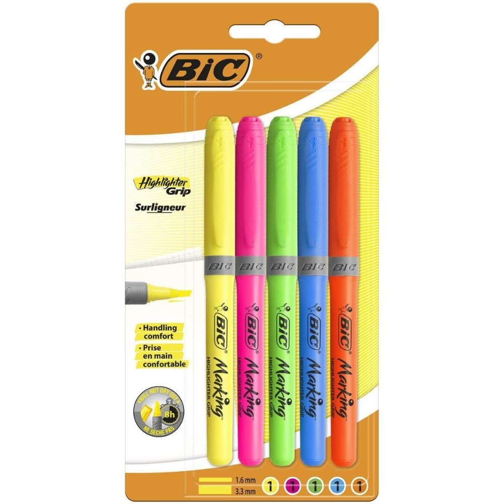 BIC označevalec teksta Grip 5/1 Akcija v trgovini E.Leclerc
