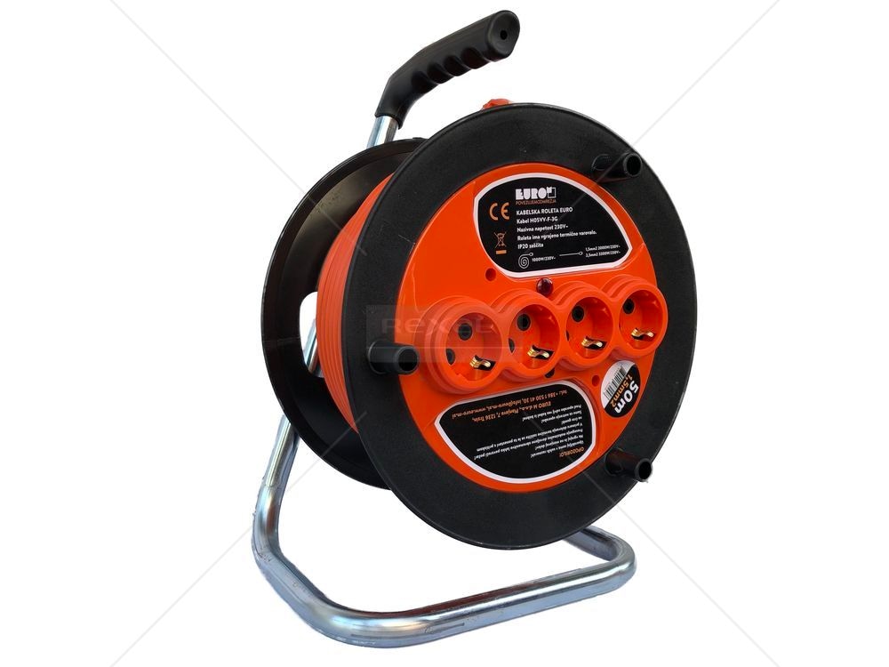 Kabelska roleta Euro M H05VV-F 3X1.5 50 m - Akcija v trgovini Merkur