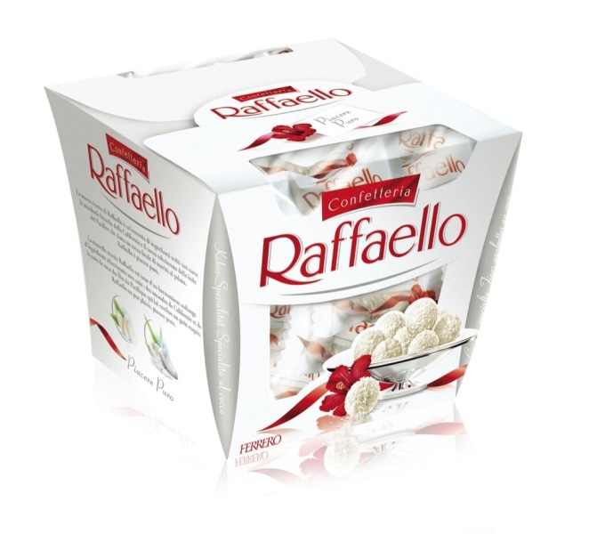 Bombonjera Raffaello 150 g - Akcija v trgovini Tuš