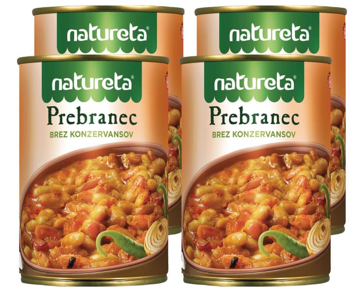 Prebranec Natureta 4 x 415 g Akcija v trgovini Mercator