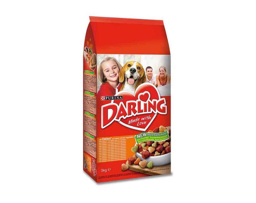 Briketi za pse Darling 3 kg Akcija v trgovini Tuš