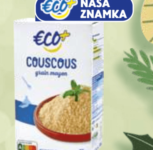 Eco+ kuskus 1 kg Akcija v trgovini E.Leclerc
