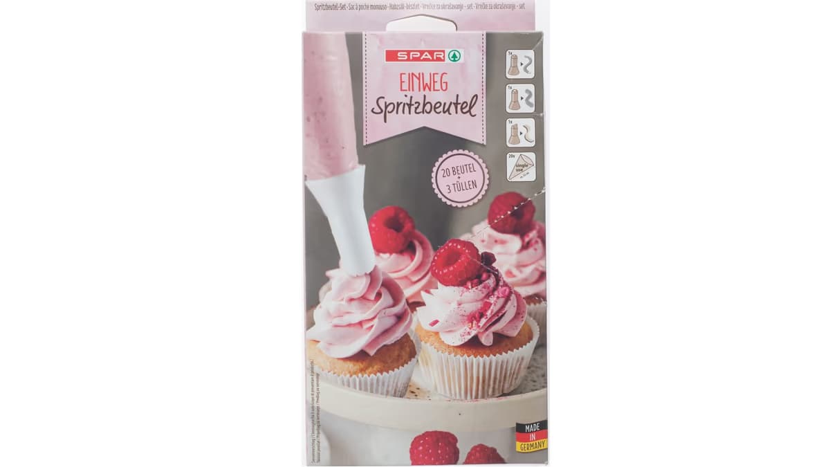 SPAR vrečke za dekoriranje 20/1 Akcija v trgovini Spar