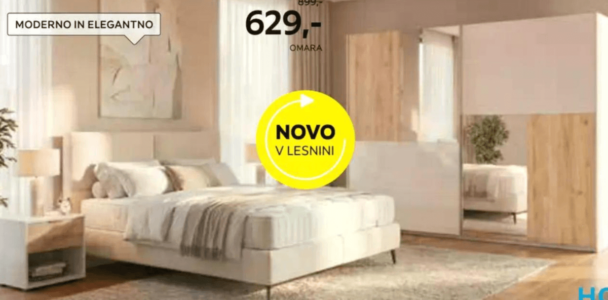 Omara HOM'IN - Akcija v trgovini Lesnina