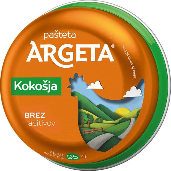 Argeta kokošja pašteta 95 g Akcija v trgovini Spar
