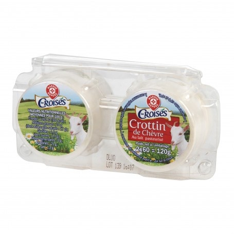 Croisés kozji sir Crottin 120 g Akcija v trgovini E.Leclerc