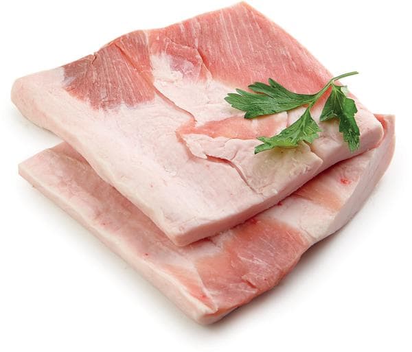 Svinjska trda hrbtna slanina 1 kg Akcija v trgovini Tuš