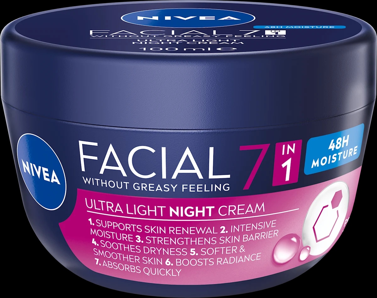 Nivea Facial 7 v 1 krema za obraz 100 ml Akcija v trgovini Tuš