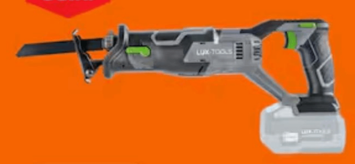 Akumulatorska sabljasta žaga LUX-TOOLS Akcija v trgovini Obi