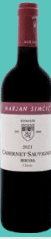 Marjan Simčič kakovostno vino ZGP Cabernet Sauvignon 0,75 l Akcija v trgovini E.Leclerc