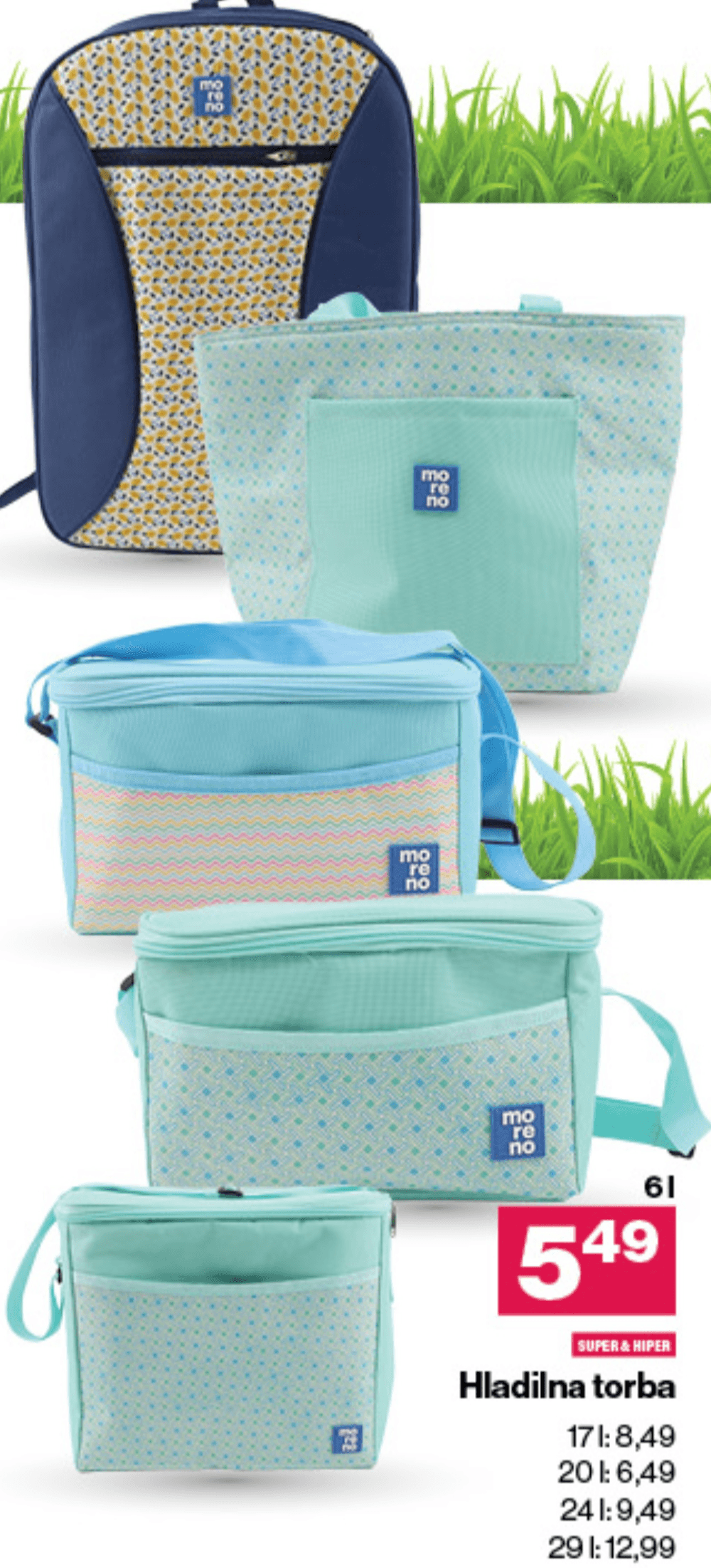 Hladilna torba 17 l mo re no - Akcija v trgovini Mercator