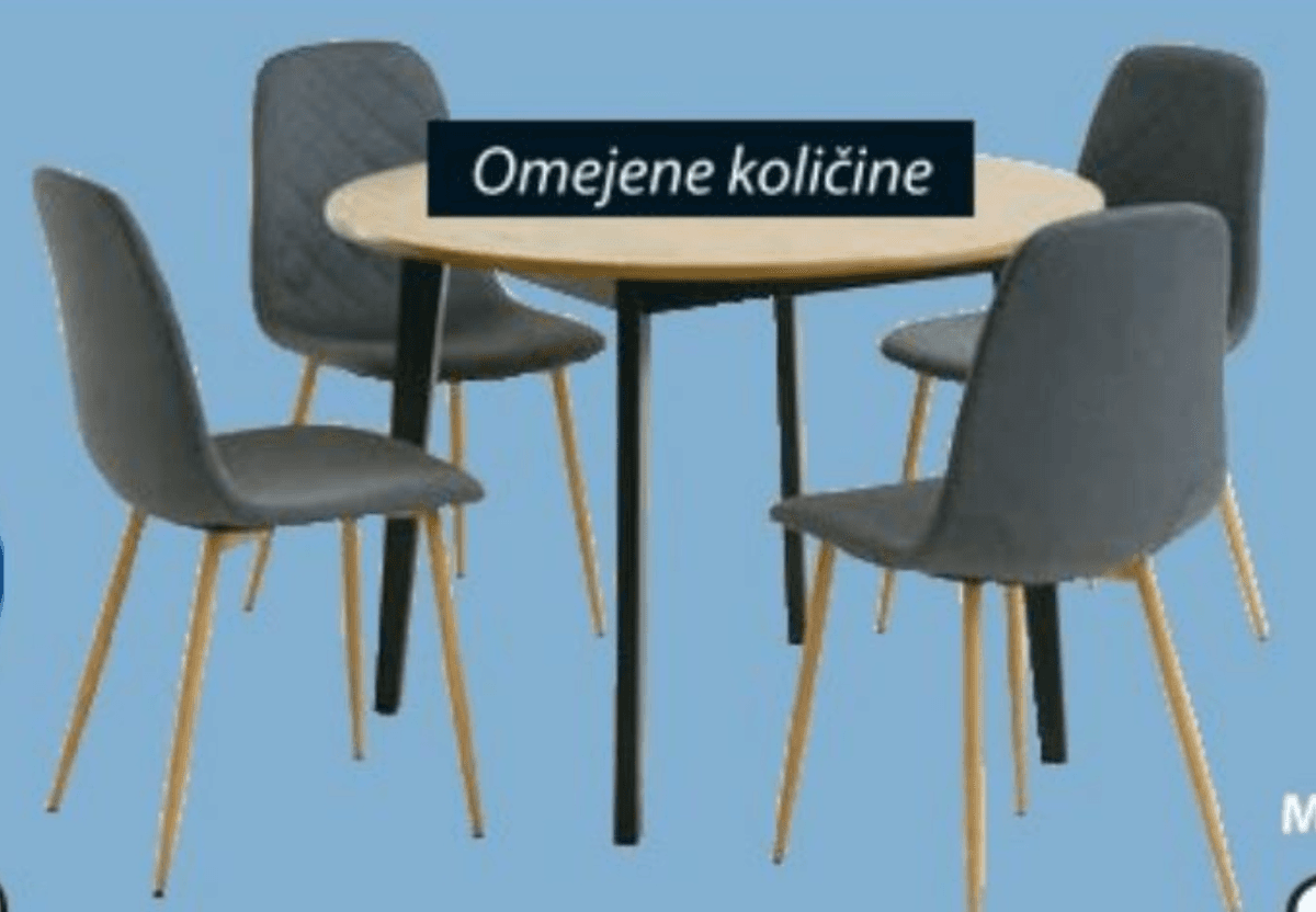 Jedilniška miza Jegind Akcija v trgovini Jysk