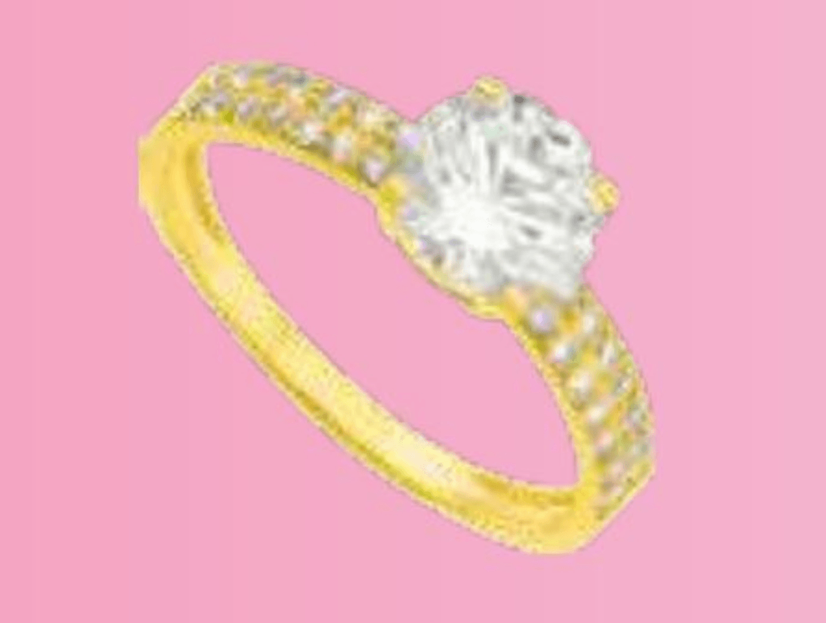 Prstan s cirkonijevimi oksidi - Akcija v trgovini E.Leclerc