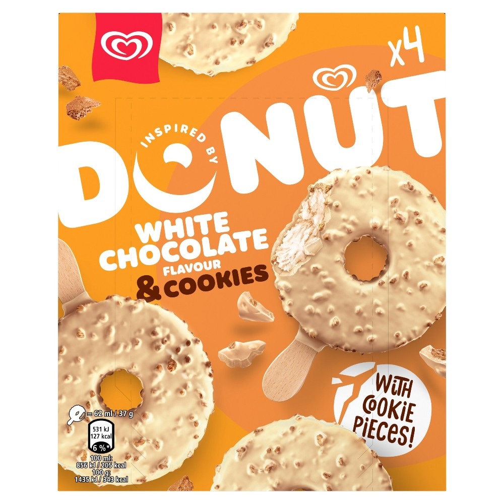 Sladoled Algida Donut 4 x 62 ml Akcija v trgovini Tuš
