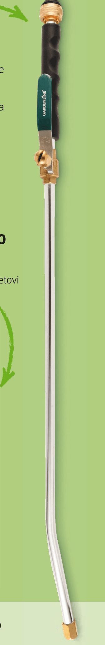 Gardenline Zalivalna in čistilna palica Akcija v trgovini Hofer