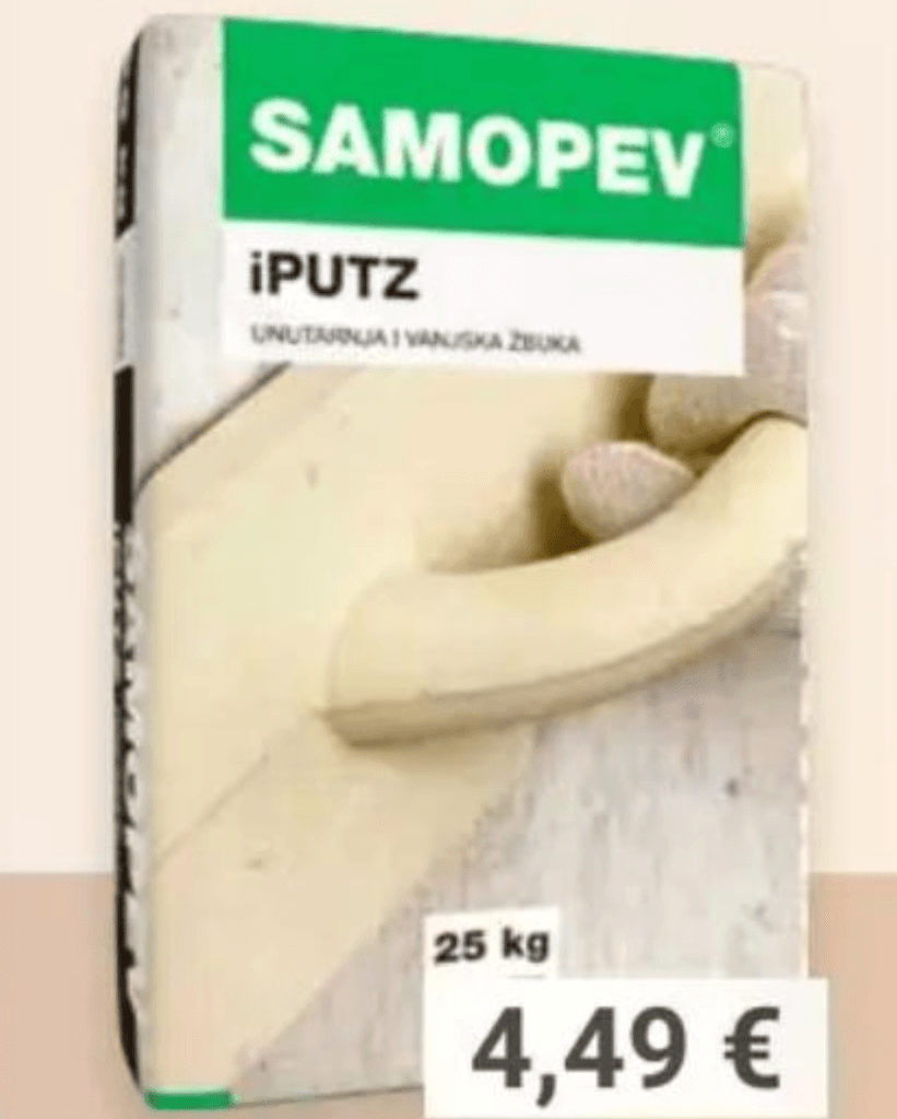 Samopev Iputz 25 kg Akcija v trgovini Pevex