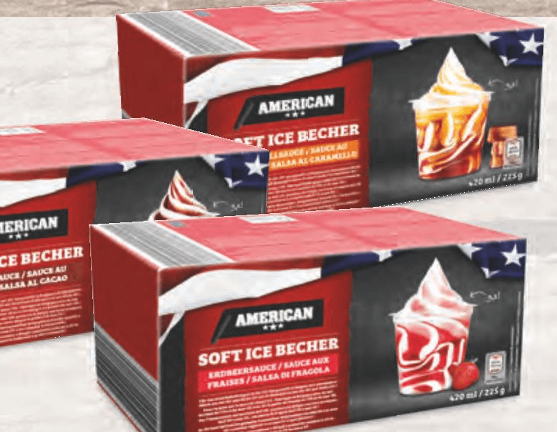 American sladoled 3 x 140 ml Akcija v trgovini Hofer