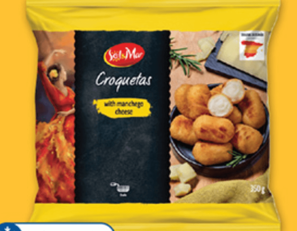 Sol&Mar kroketi s sirom "Manchego" 350 g Akcija v trgovini Lidl